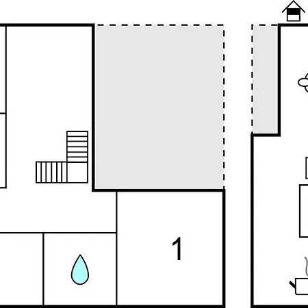 Дом отдыха Lovely In With Kitchen *